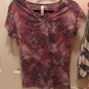 Floral Short Sleeve Top